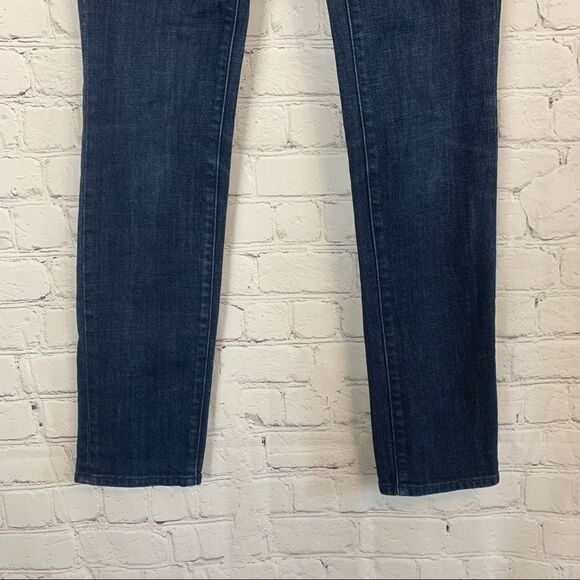 J Crew Factory Tooth Pick Dark Wash Skinny size 27 - Picture 4 of 10
